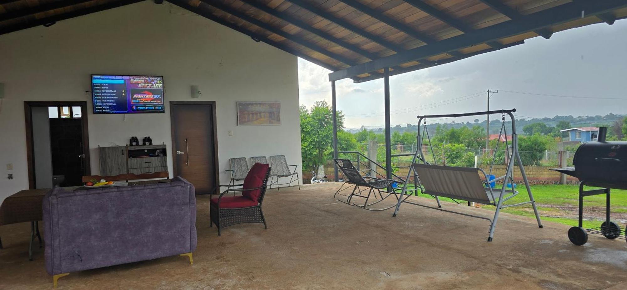 Cabana, Terraza, Casa, Campo Арандас Экстерьер фото
